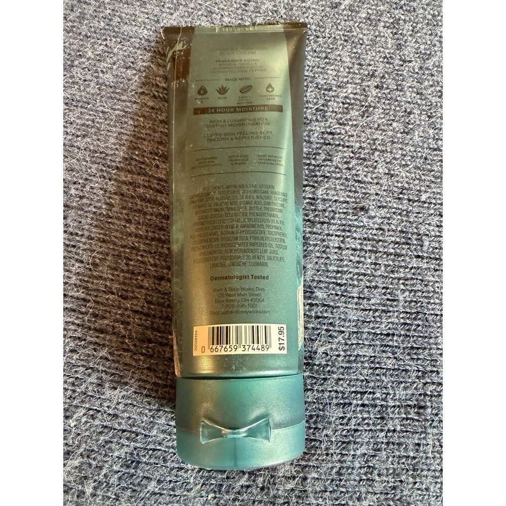Bath & Body Works Wicked Vanilla Woods Body Cream Moisturizer 8oz - Picture 3 of 3